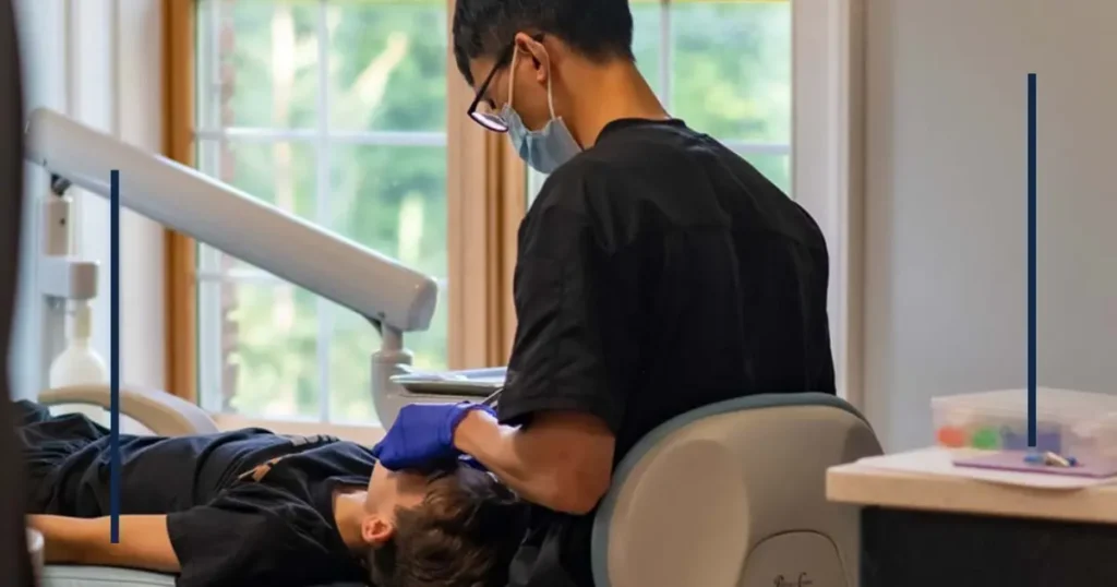 Dr. Lin With Orthodontic Patient Randolph NJ