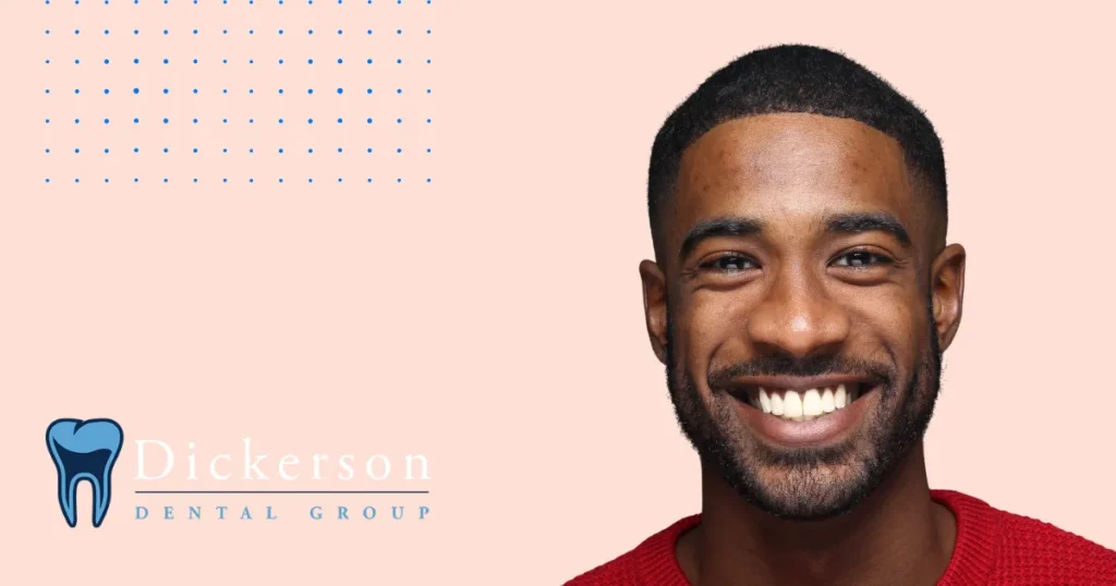 Handsome Man Smiling Showing Off Teeth