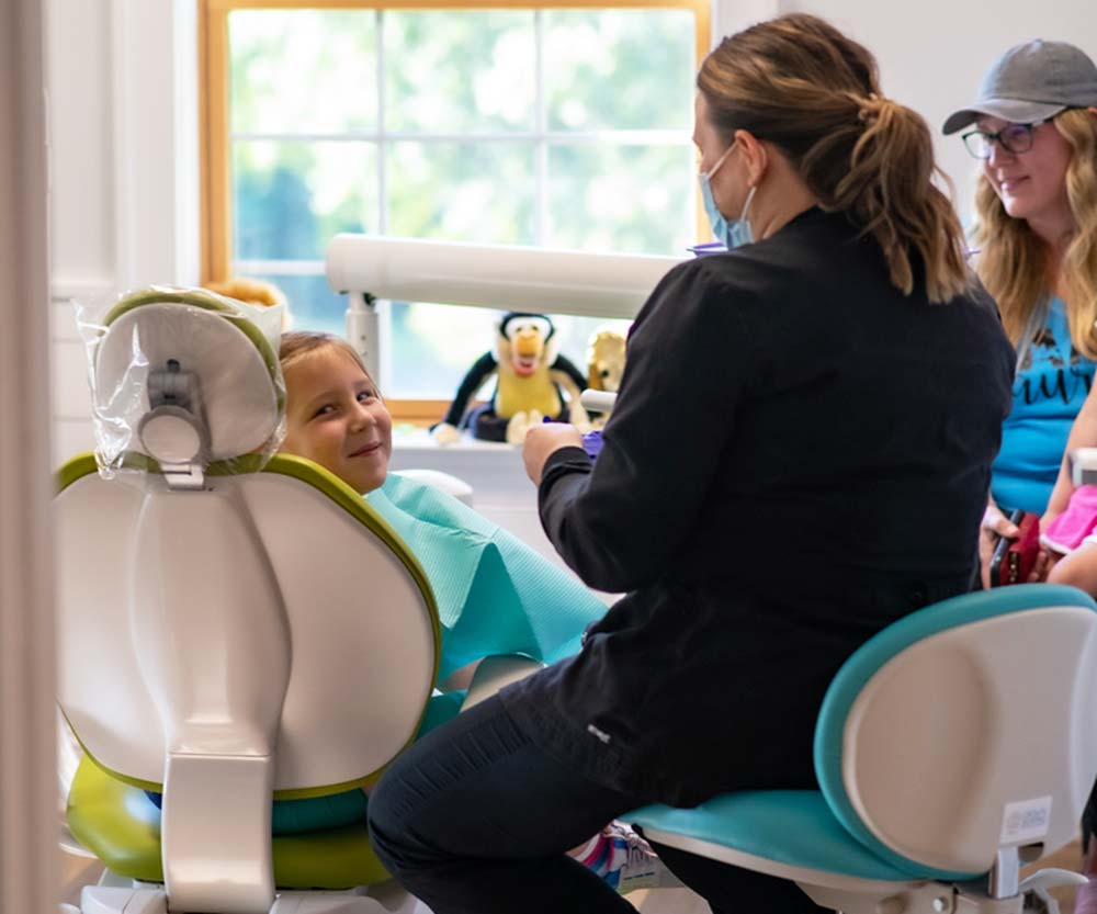 Child in Dental Chair Prior to Sedation