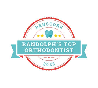 Randolph NJ Top Orthodontist Denscore Badge